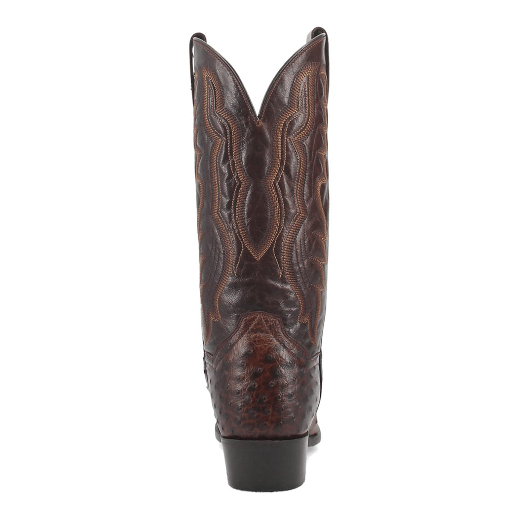 Dan Post Men's Pershing Full Quill Ostrich Cowboy Boots