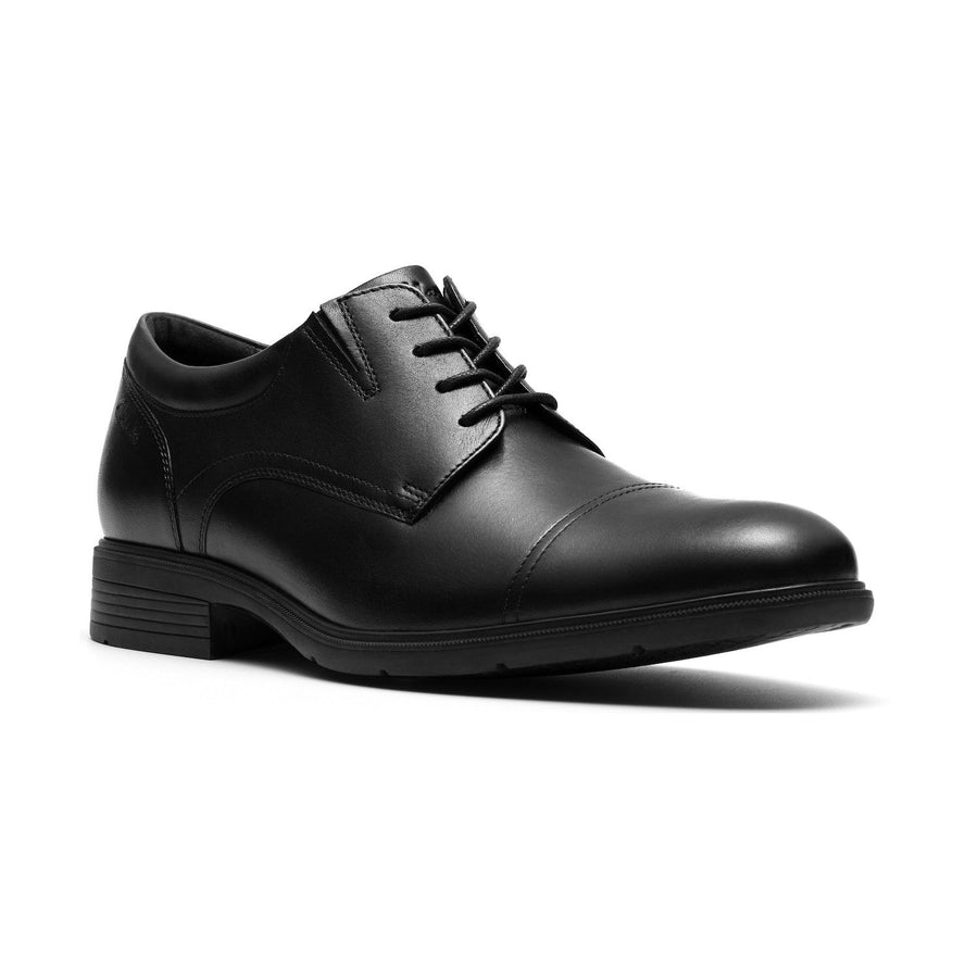 Clarks Steadwell Cap Men's Leather Dress Shoes