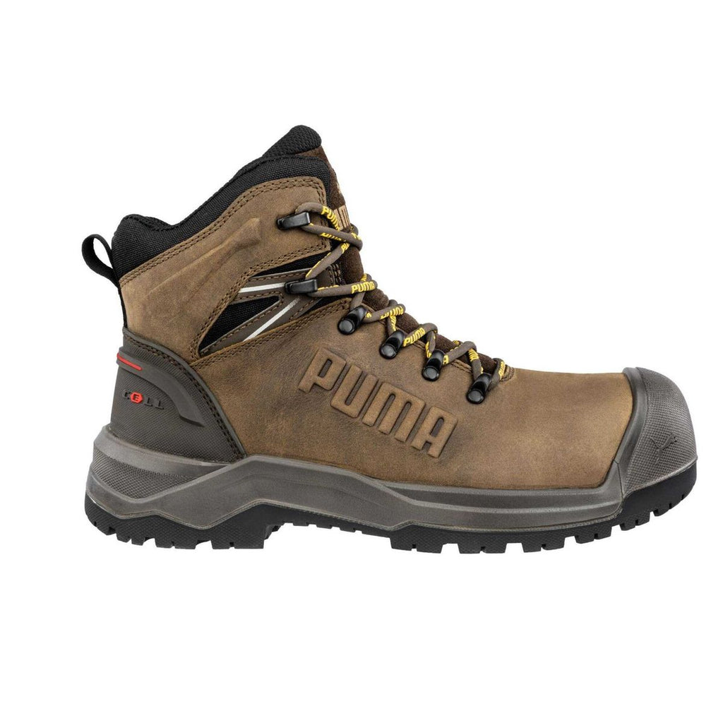 Puma Safety Mens Iron Leather Mid Cut Safety Boots