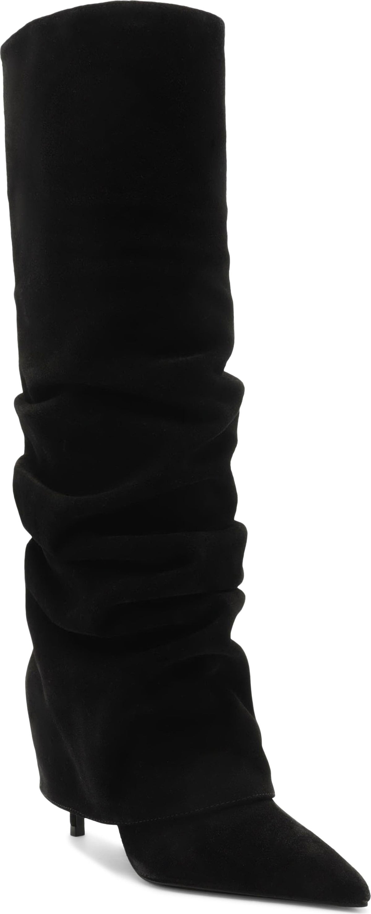 Schutz Mikki Up Cloak Pointed Toe Knee High Boot - Women's