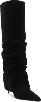 Schutz Mikki Up Cloak Pointed Toe Knee High Boot - Women's