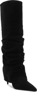 Schutz Mikki Up Cloak Pointed Toe Knee High Boot - Women's