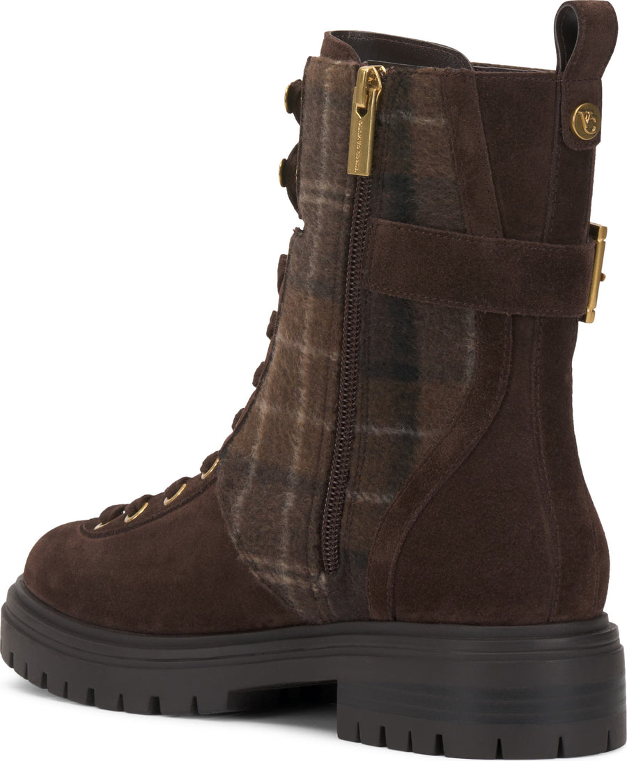 Vince Camuto Becinda Leather Combat Boot - Women's