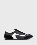 Kenneth Cole Alma Leather Sneakers Black Leather