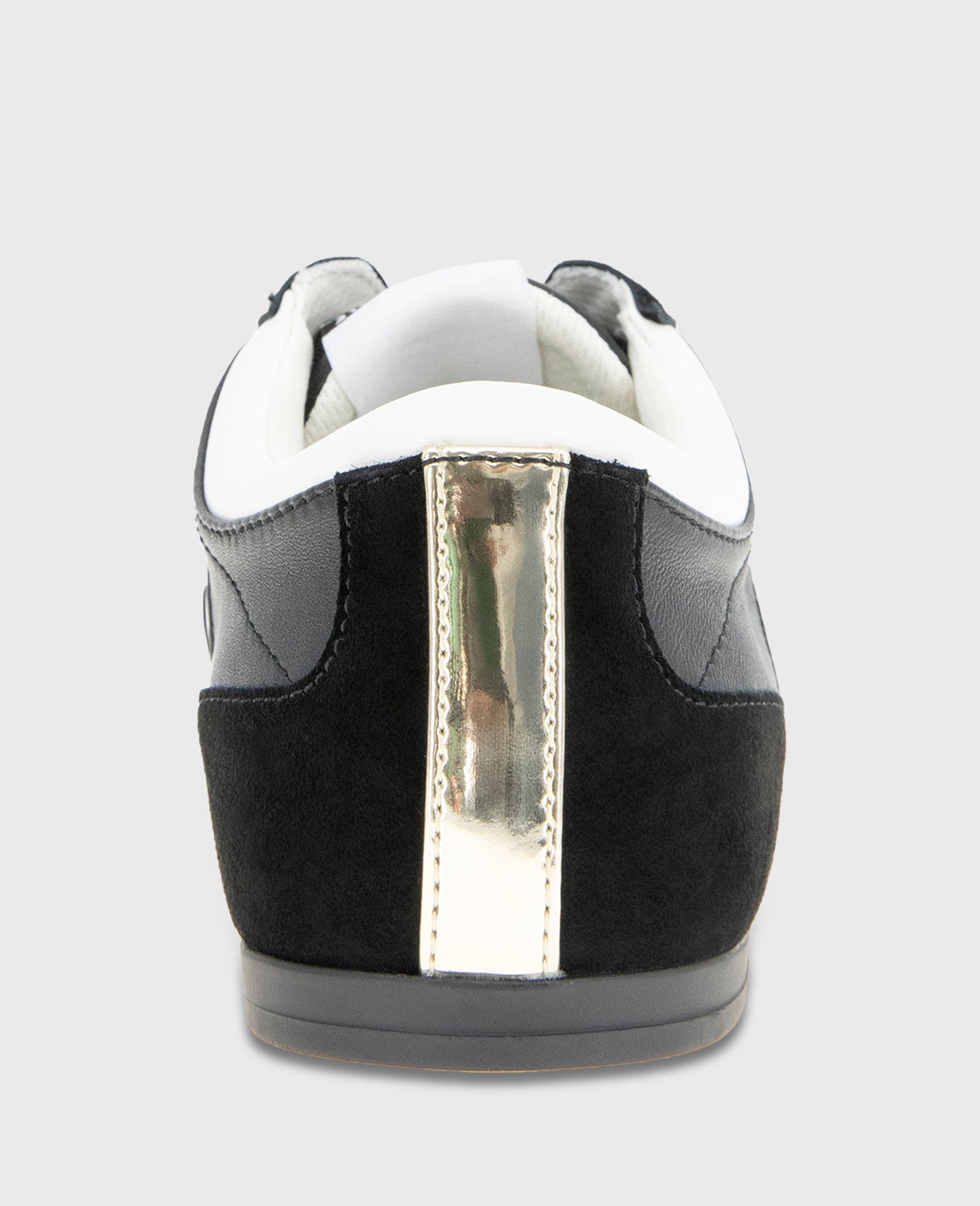 Kenneth Cole Alma Leather Sneakers Black Leather