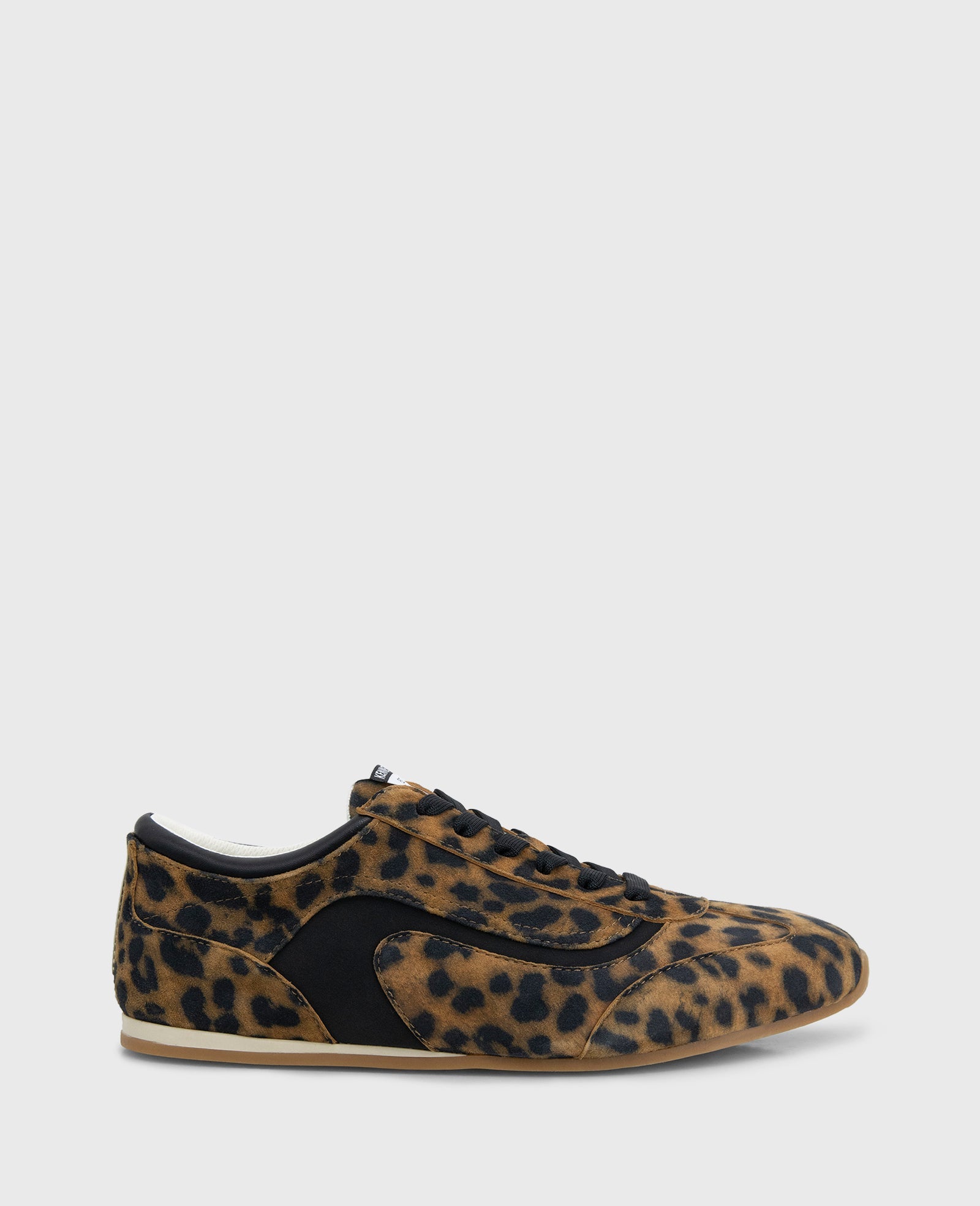 Kenneth Cole Alma Leopard Suede Sneakers Leopard Suede