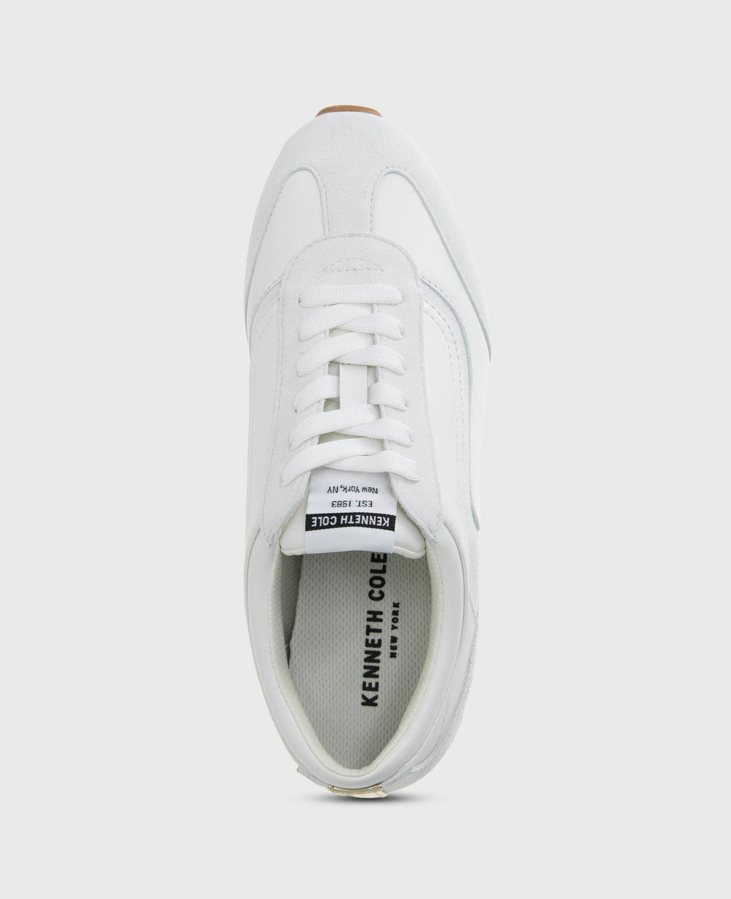 Kenneth Cole Alma Leather Sneakers White Leather