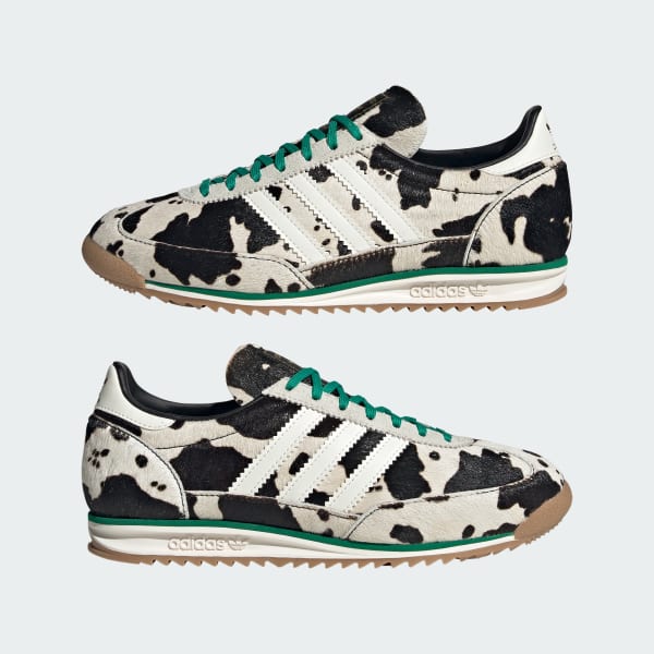 Women's Adidas Cow Print Sl 72 Og Shoes
