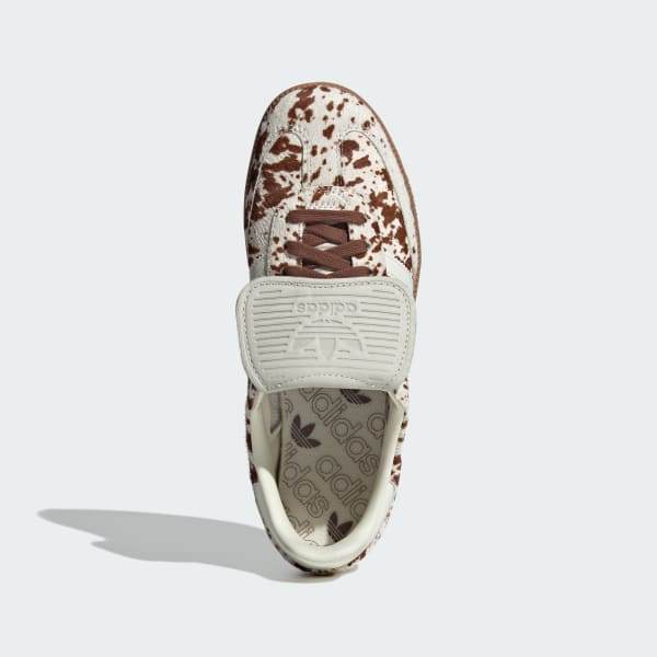 Women's Adidas Cow Print Samba Long Tongue Shoes