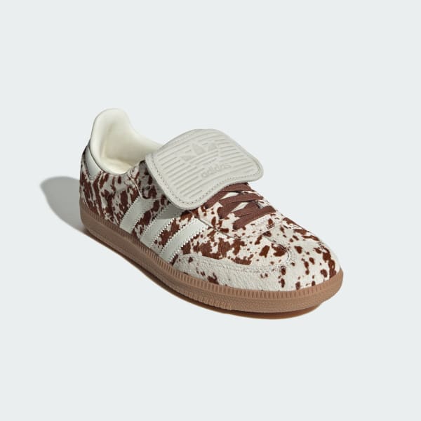Women's Adidas Cow Print Samba Long Tongue Shoes