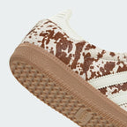 Women's Adidas Cow Print Samba Long Tongue Shoes