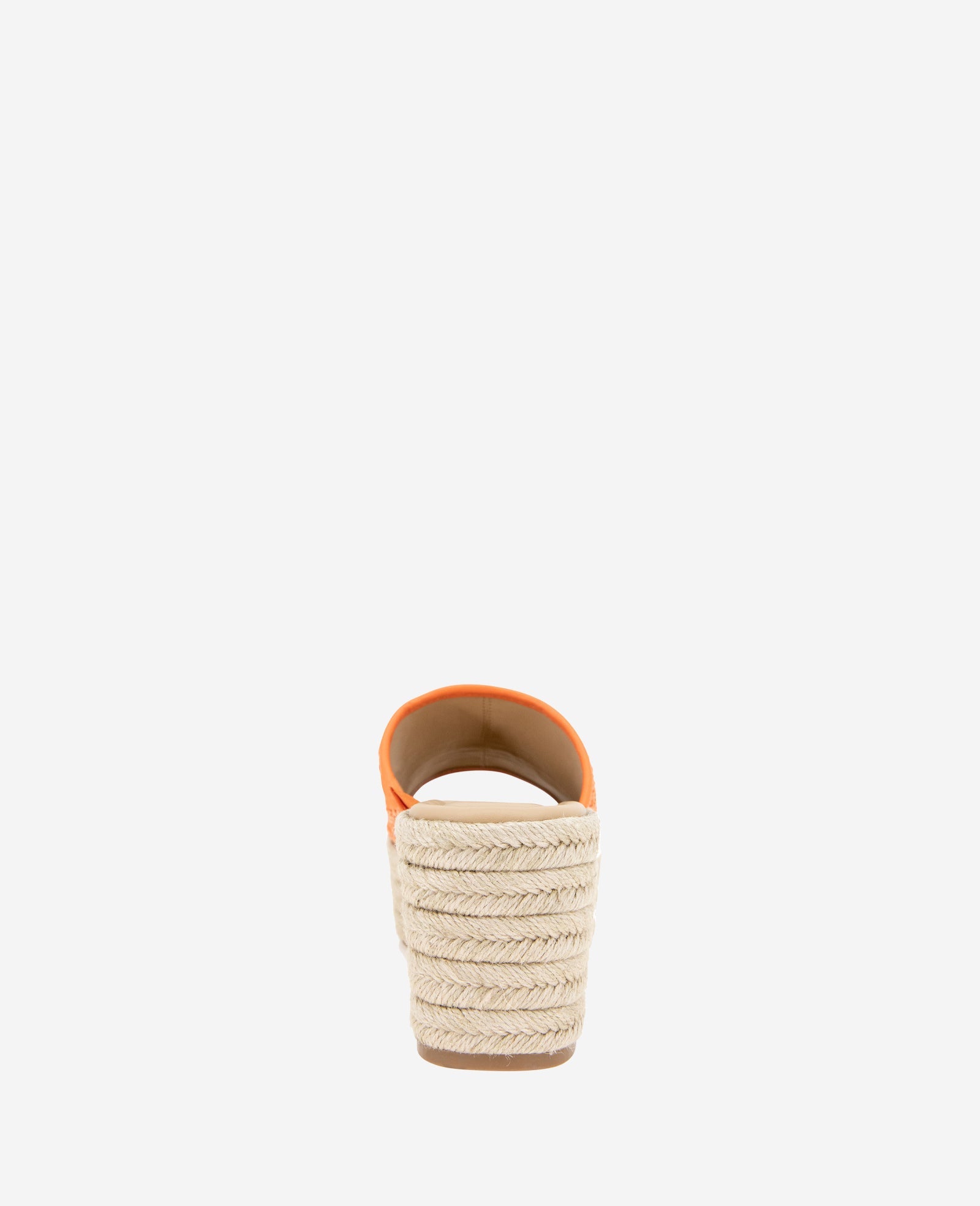 Kenneth Cole Reaction - Elissa Platform Raffia Sandals Orange Raffia