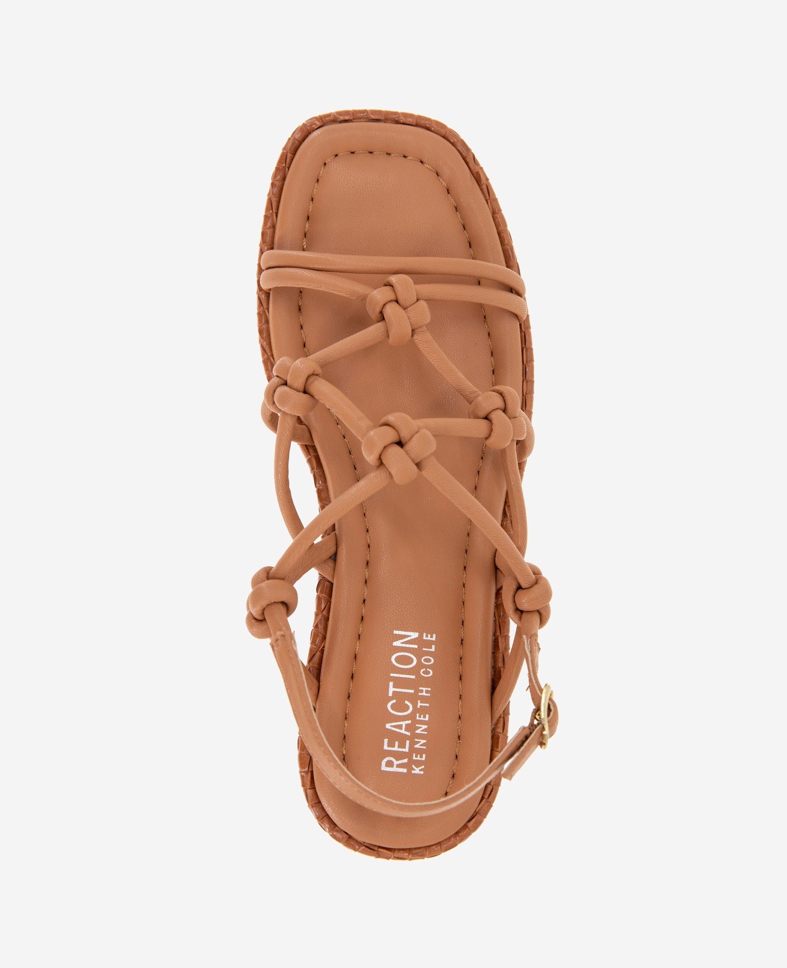 Kenneth Cole Reaction - Essa Woven Platform Sandals Rust