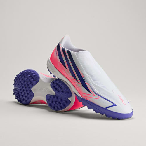 Men's Adidas F50 Hyperfast League Laceless Turf Soccer Cleats