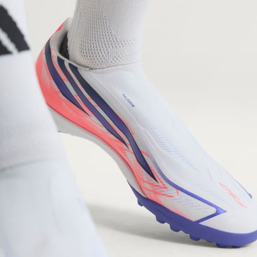 Men's Adidas F50 Hyperfast League Laceless Turf Soccer Cleats