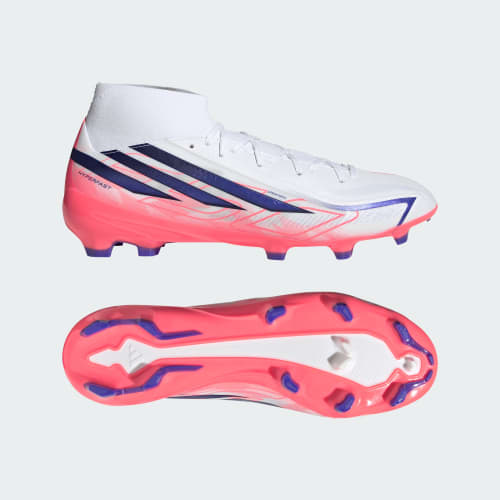 Men's Adidas F50 Hyperfast League Mid Firm Ground Soccer Cleats
