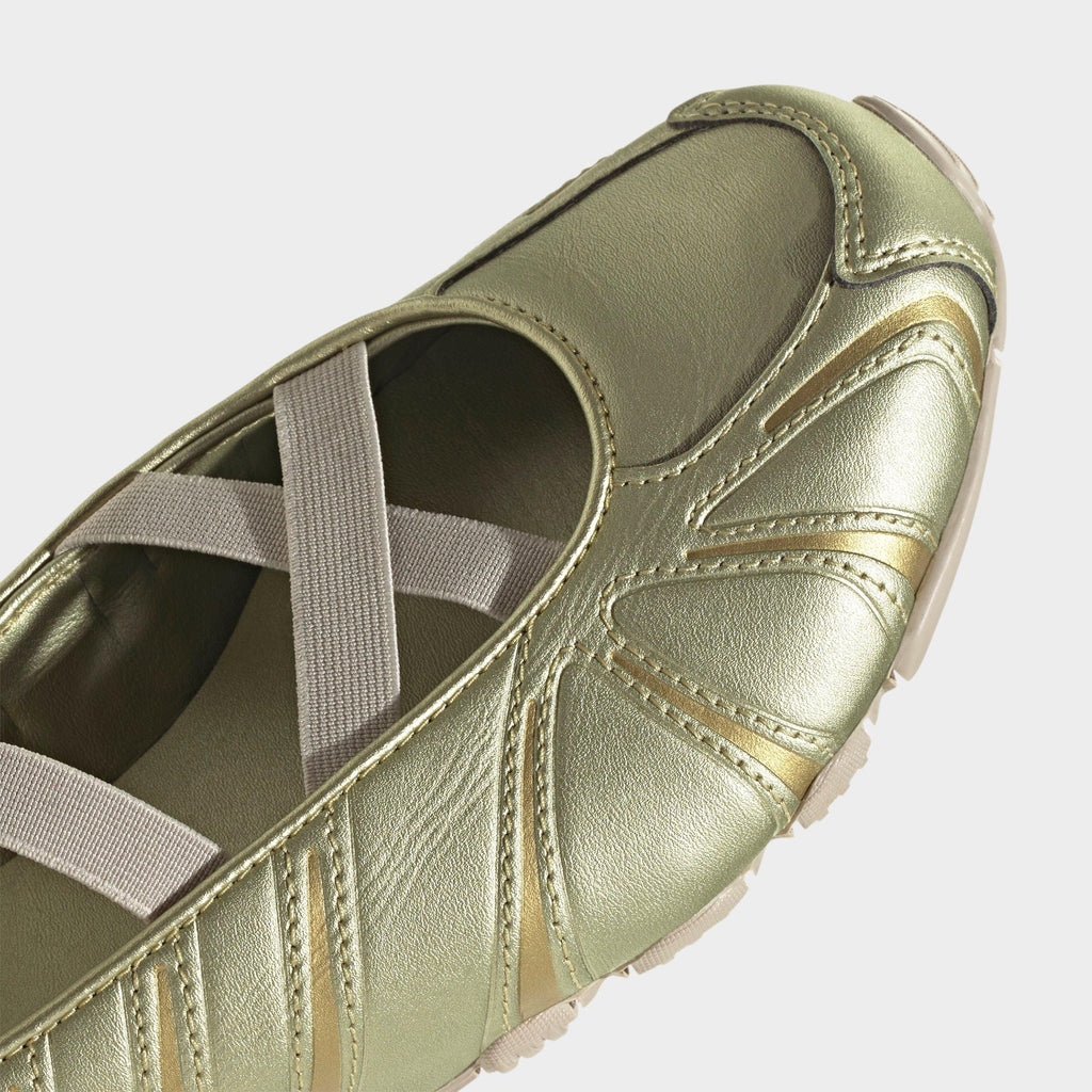Women's adidas Originals Ghost Sprint Metallic Leather Ballet Shoes
