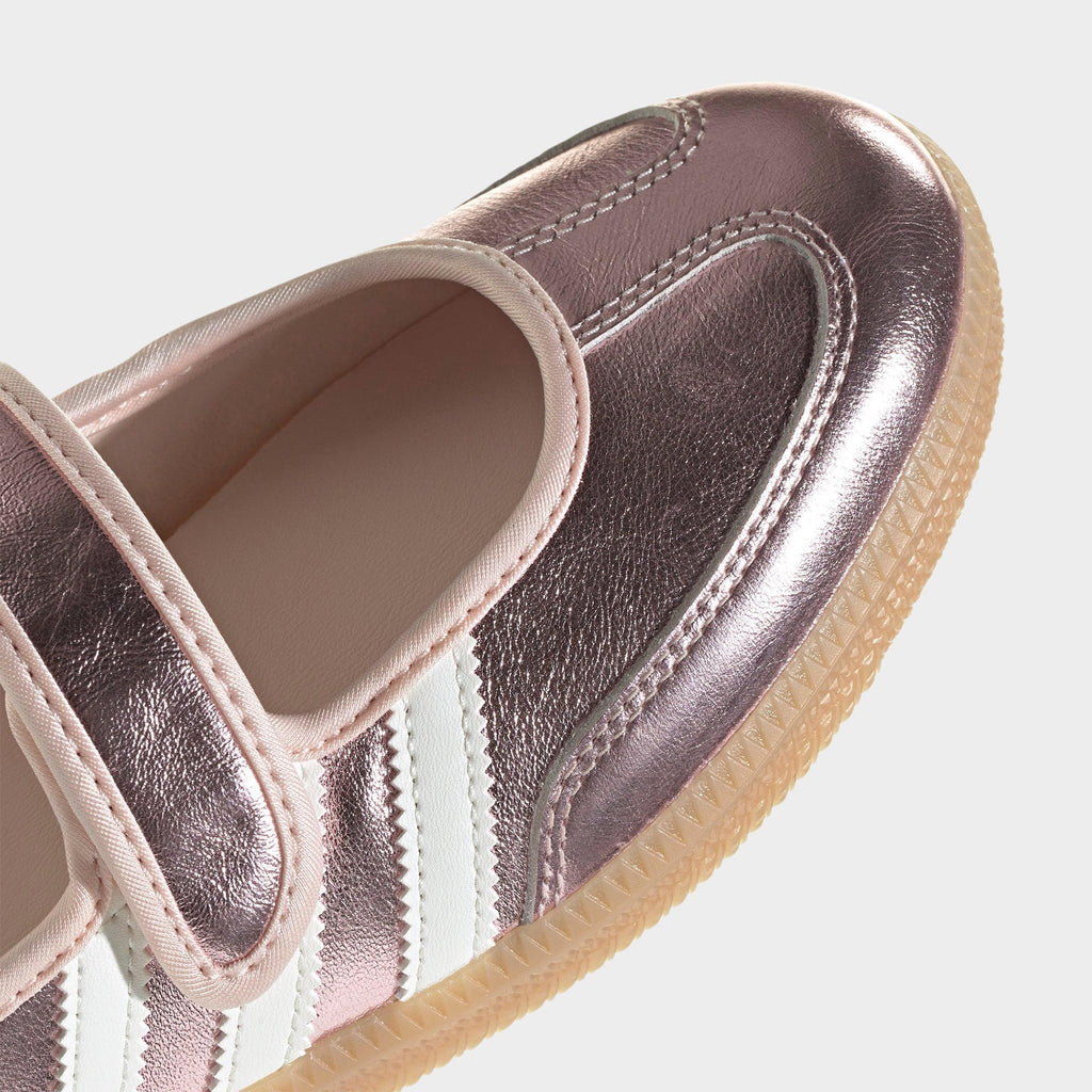 Women's adidas Originals Samba Jane Metallic Leather Casual Shoes