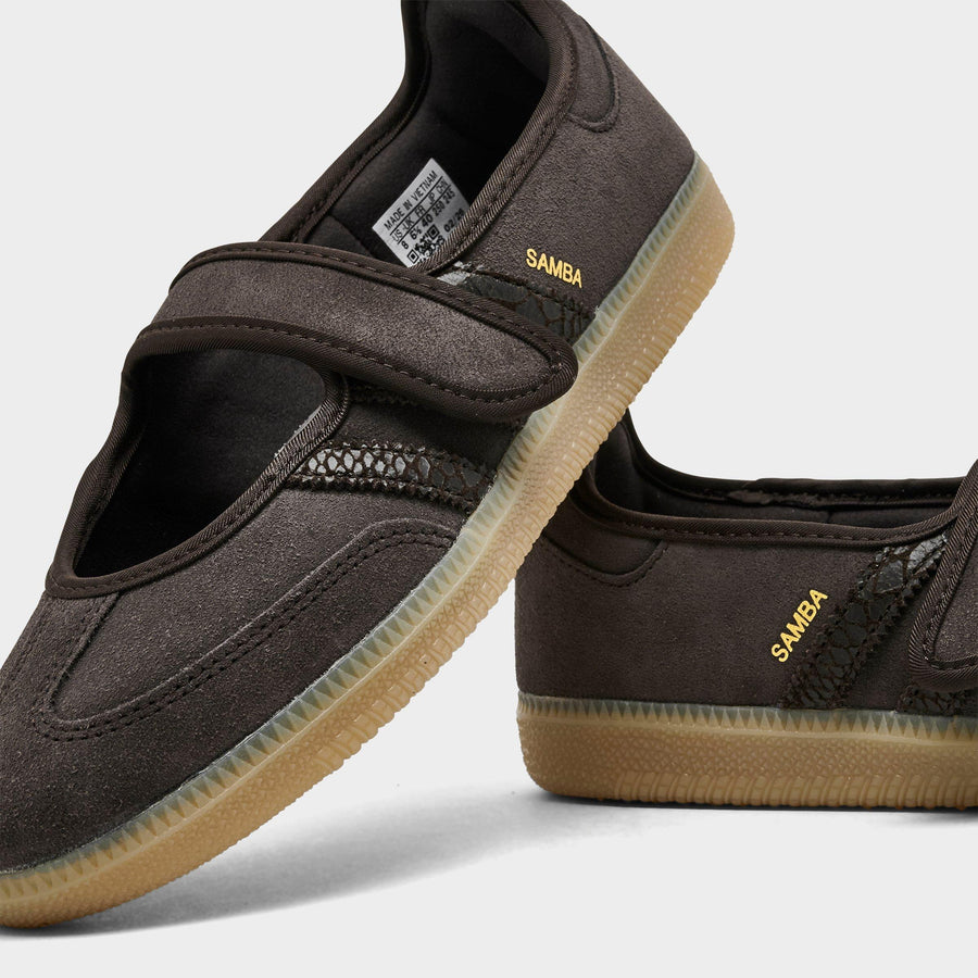 Women's adidas Originals Samba Jane Metallic Leather Casual Shoes