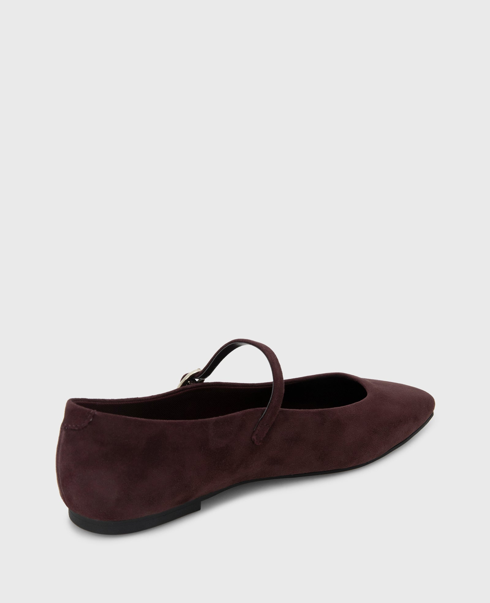 Kenneth Cole Jasper Suede Ballet Flats Burgundy Suede