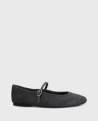 Kenneth Cole Jasper Calf Hair Ballet Flats Charcole Calf Hair