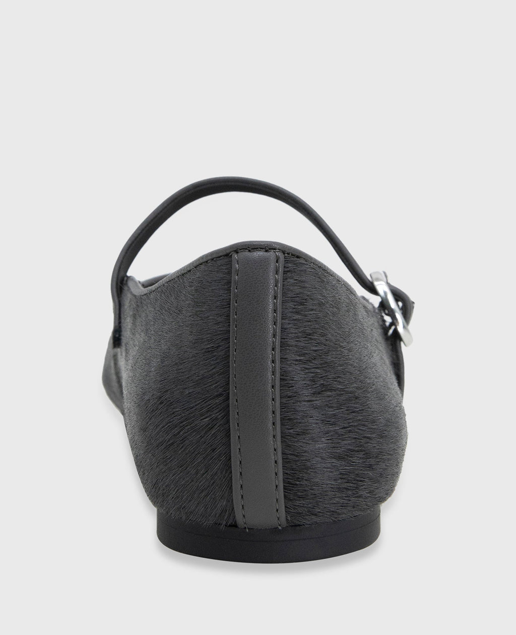 Kenneth Cole Jasper Calf Hair Ballet Flats Charcole Calf Hair