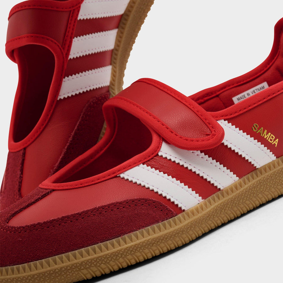 Women's adidas Originals Samba Jane Metallic Leather Casual Shoes