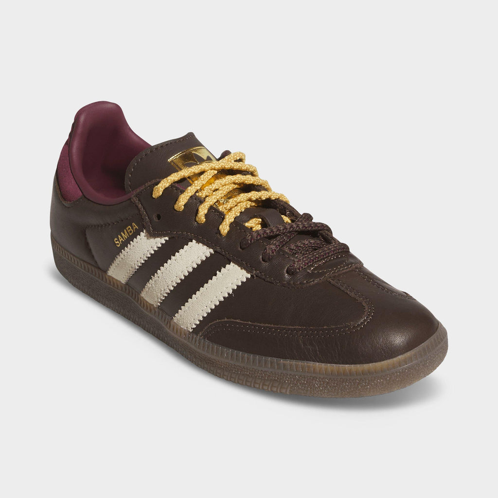 Women's adidas Originals Samba OG Crocodile Patent Leather Casual Shoes