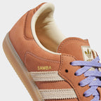 Women's adidas Originals Samba OG Crocodile Patent Leather Casual Shoes