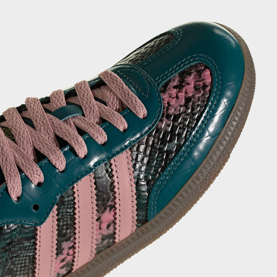 Women's adidas Originals Samba OG Crocodile Patent Leather Casual Shoes