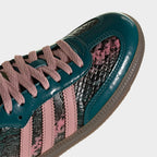 Women's adidas Originals Samba OG Crocodile Patent Leather Casual Shoes
