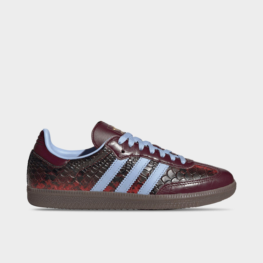 Women's adidas Originals Samba OG Crocodile Patent Leather Casual Shoes