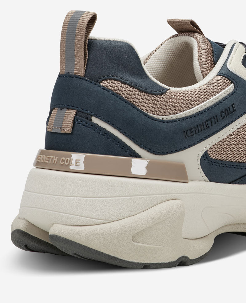 Kenneth Cole Alder Sneakers Washed Indigo/Taupe