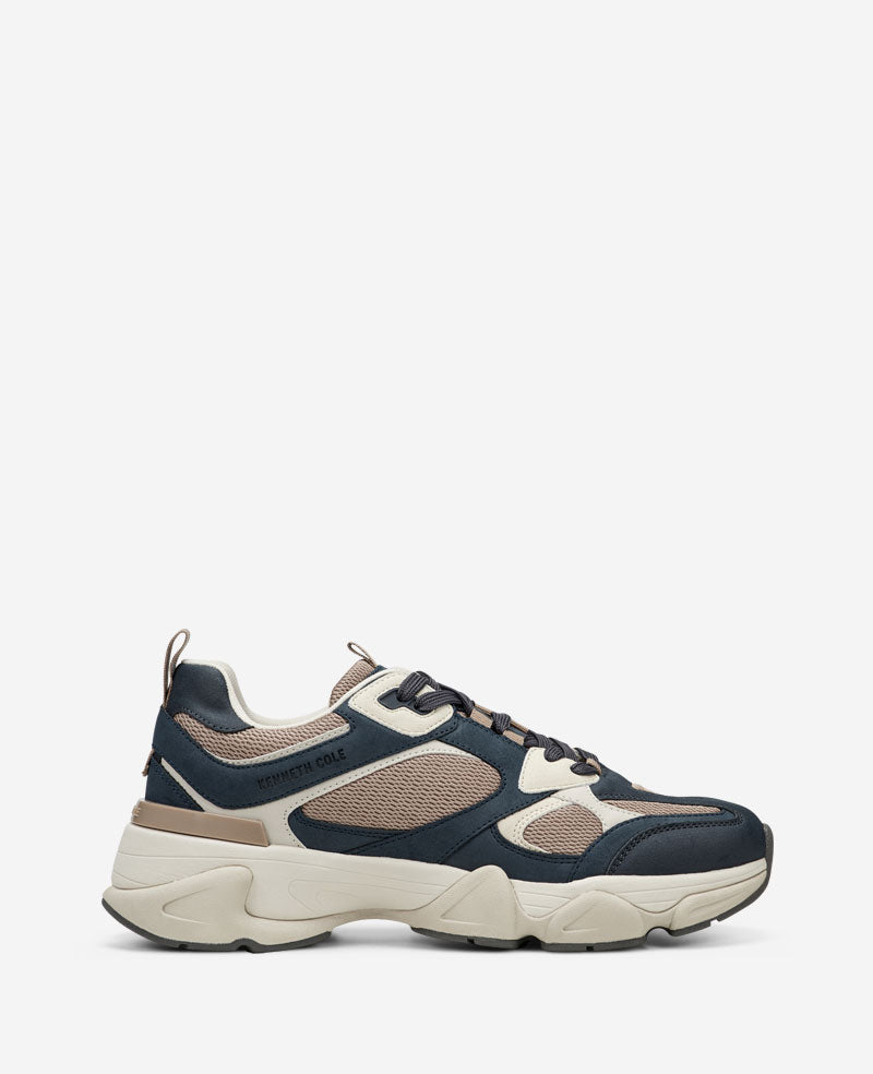 Kenneth Cole Alder Sneakers Washed Indigo/Taupe