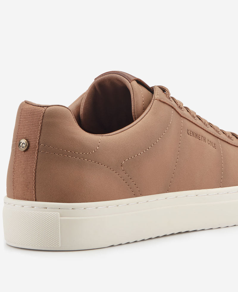 Kenneth Cole Jally Lace-Up Sneakers Tobacco