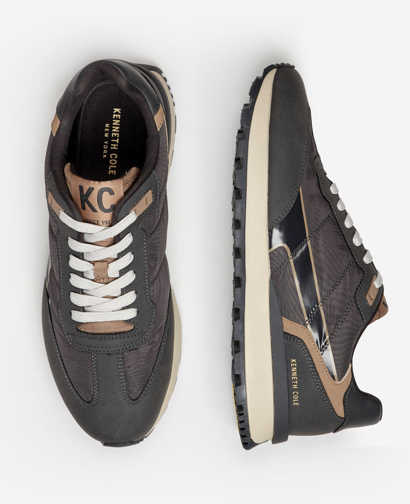 Kenneth Cole Pryor Sneakers Black Oyster