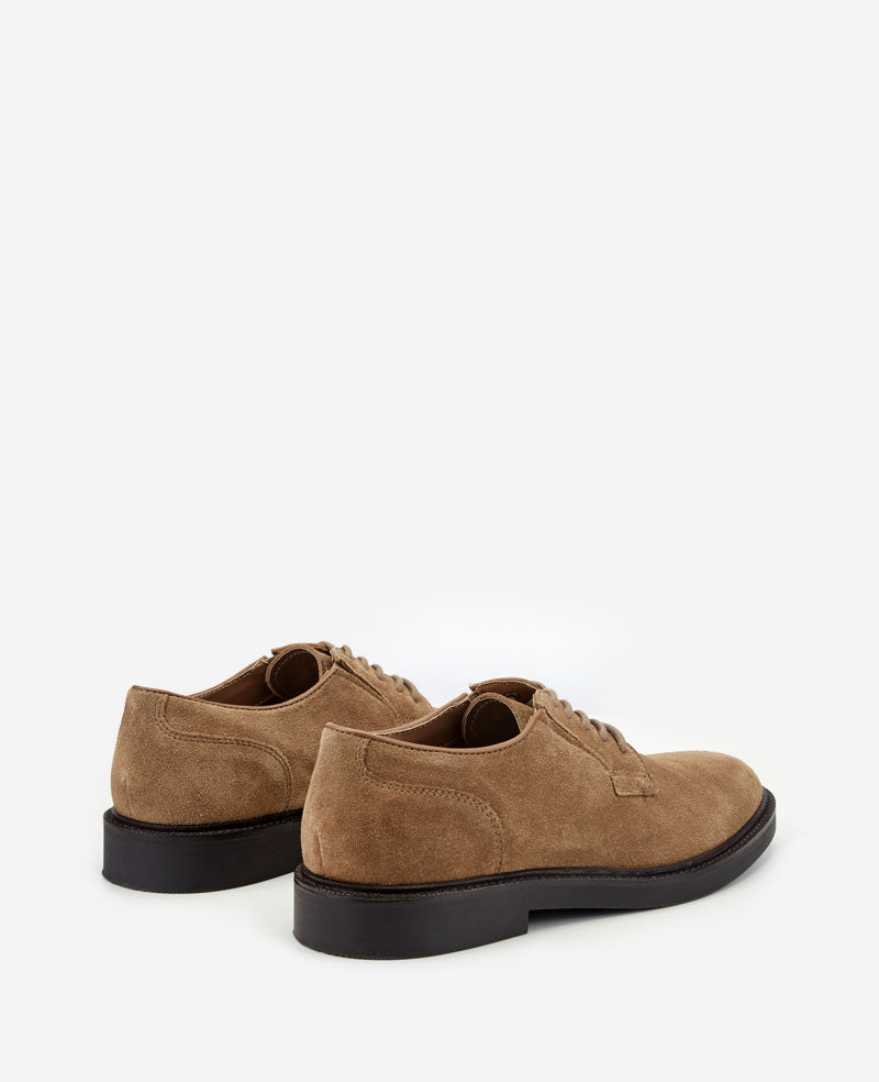 Kenneth Cole Winston Suede Derby Lace Ups Tobacco Suede