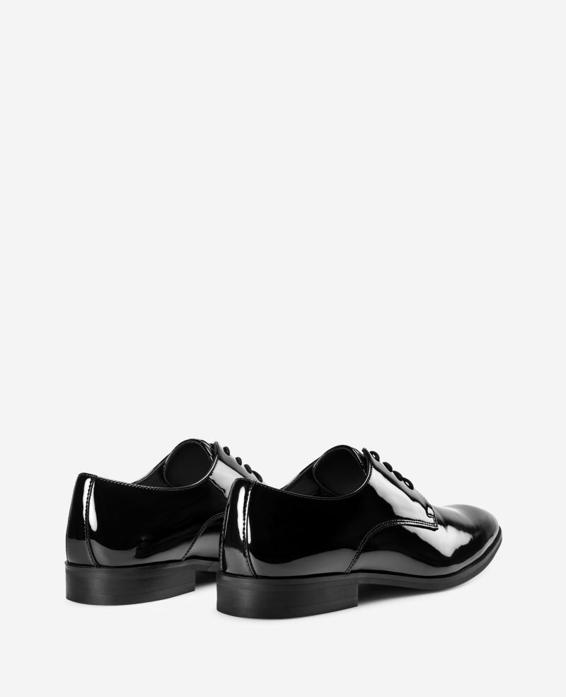 Kenneth Cole Reaction - Hogart Plain Toe Derbys Black Patent