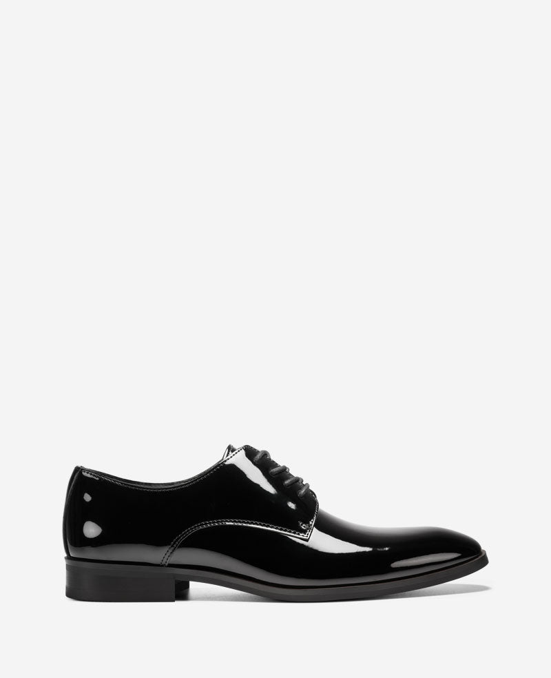 Kenneth Cole Reaction - Hogart Plain Toe Derbys Black Patent