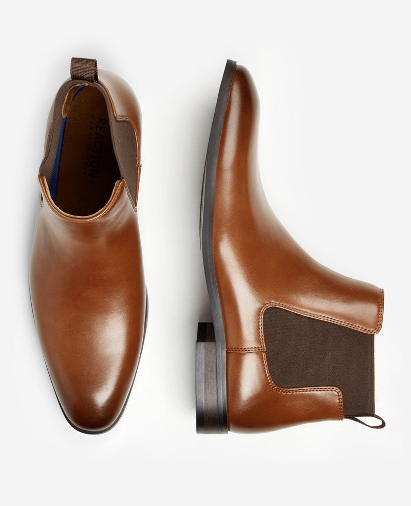 Kenneth Cole Reaction - Hulard Chelsea Boots Cognac