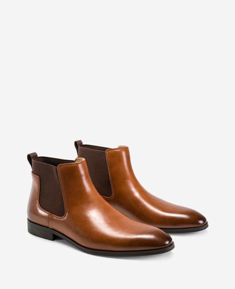 Kenneth Cole Reaction - Hulard Chelsea Boots Cognac