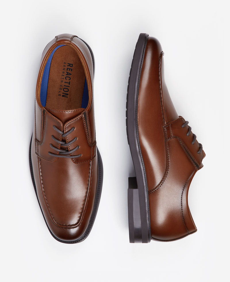 Kenneth Cole Reaction - Mike Lace Up Oxfords Cognac