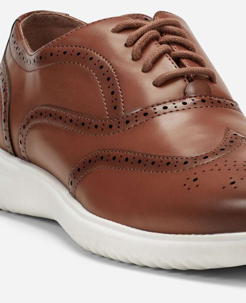 Kenneth Cole Reaction - Nio Wing Lace Ups Tan