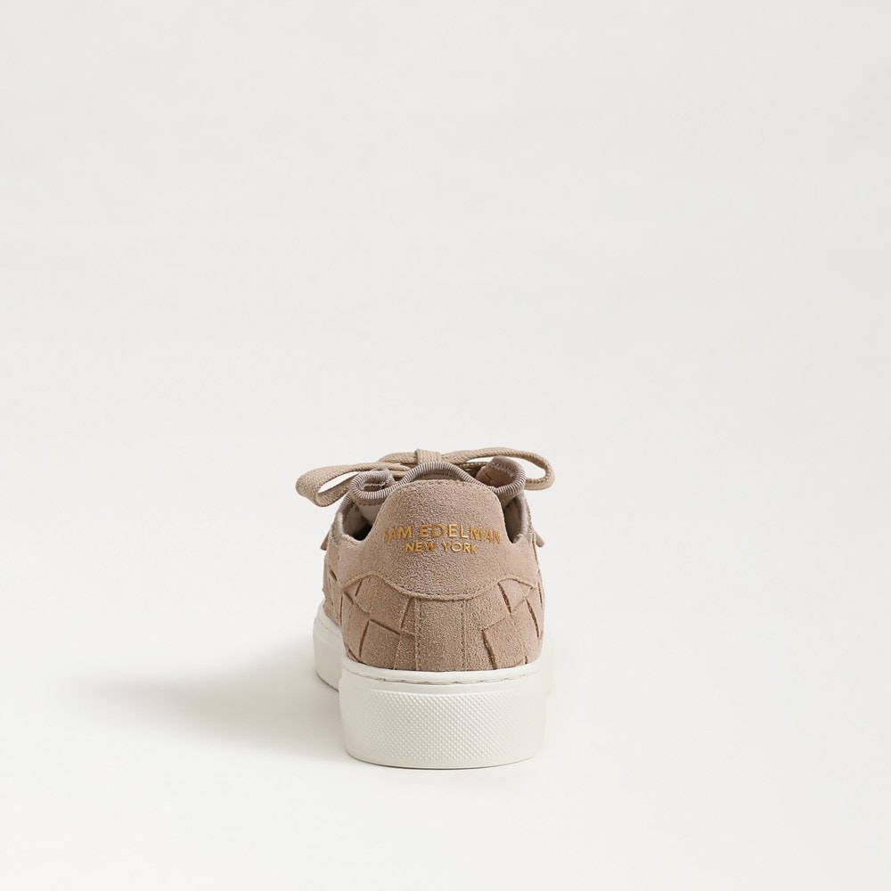 Sam Edelman Women's Poppy Woven Lace Up Sneakers