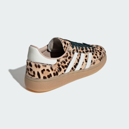 Women's Adidas Leopard Print Handball Spezial Shoes