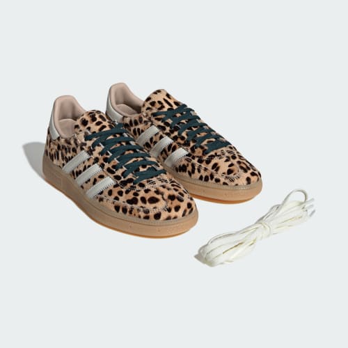 Women's Adidas Leopard Print Handball Spezial Shoes