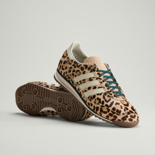 Women's Adidas Leopard Print SL 72 OG Shoes