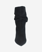 Kenneth Cole Marsha Suede Kitten Heel Booties Black Suede