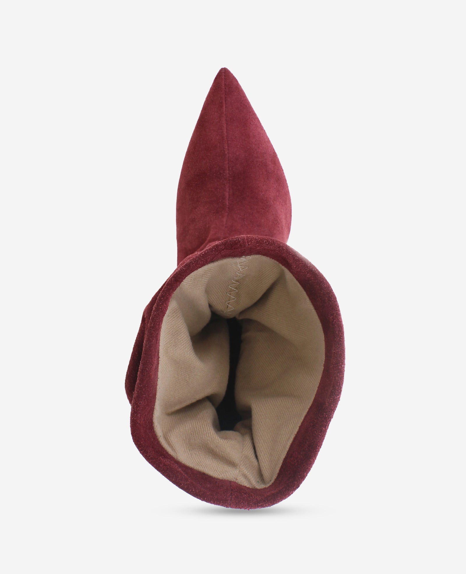 Kenneth Cole Marsha Suede Kitten Heel Booties Burgundy Suede