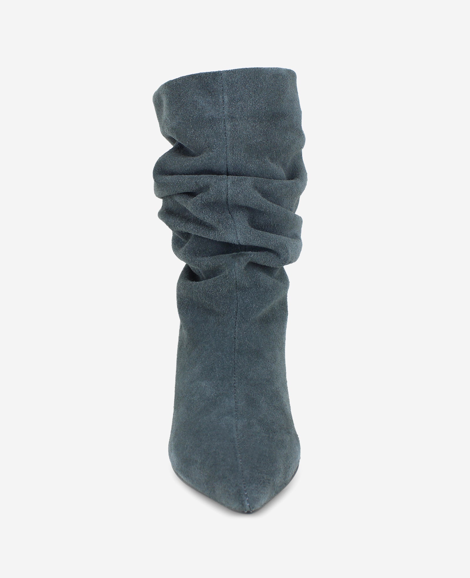 Kenneth Cole Marsha Suede Kitten Heel Booties Charcole Suede